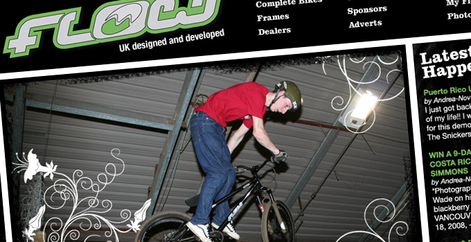 Flow Bikes - Website Design