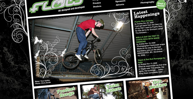 Flow Bikes - Website Design